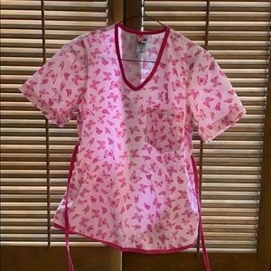 Barco brand scrub top